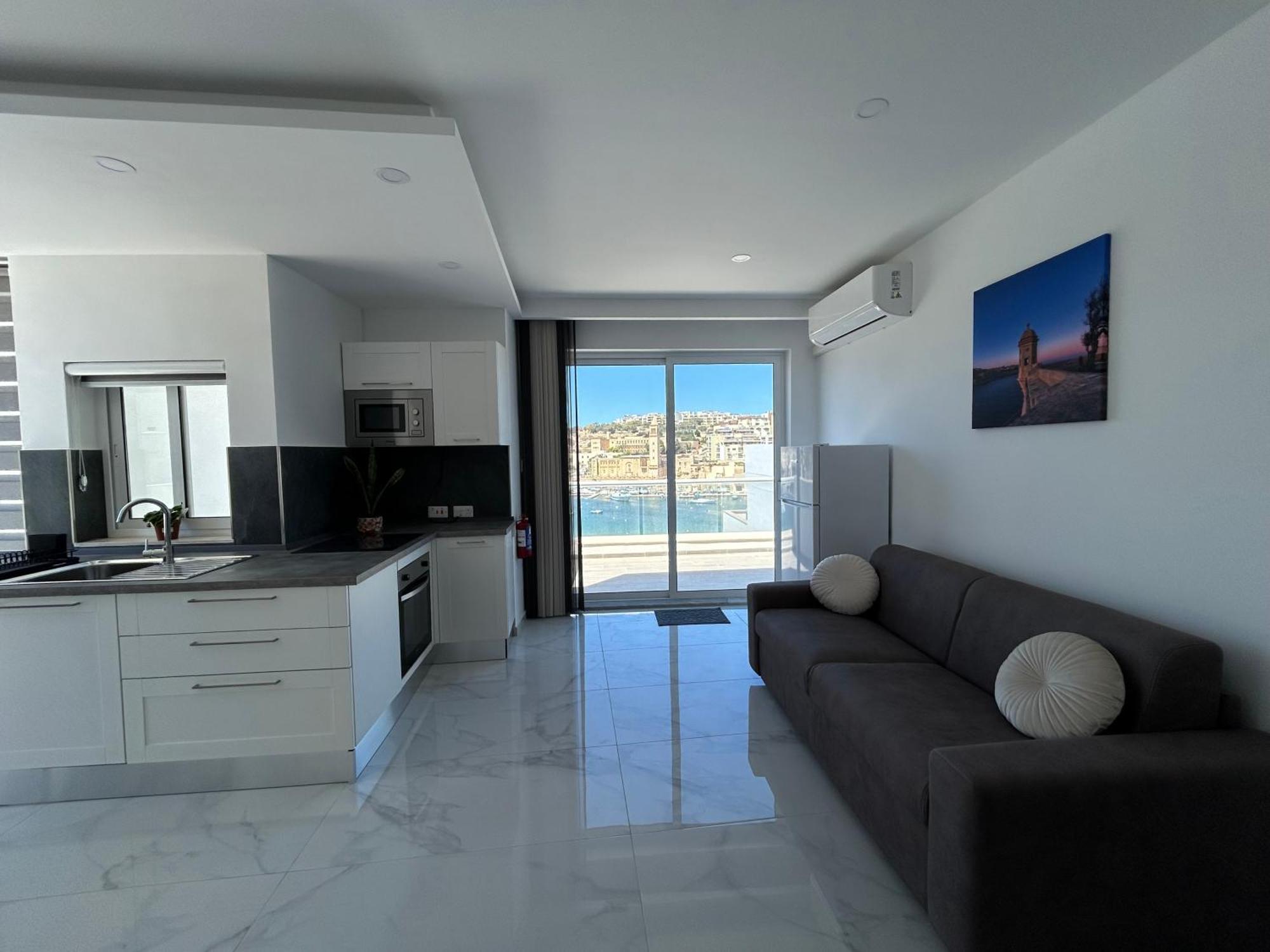 Апартаменты Seaview Setters Penthouse Марсаскала Экстерьер фото